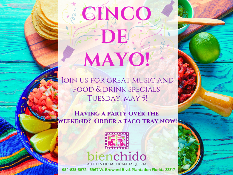 2026 Cinco de Mayo Specials